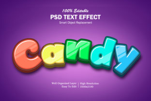 3D Candy Text Effect