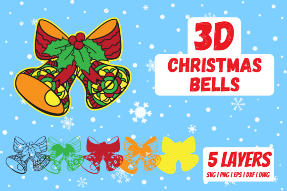 3D Christmas Bells: More Than Holiday Decor—A Practical Creative Asset