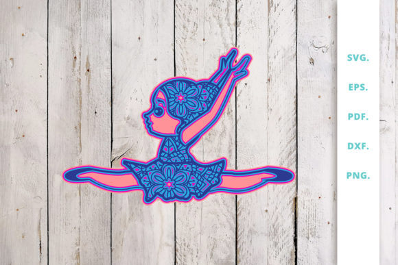 3D Cute Ballerina Out of Mandala V5: A New Dimension in Generative Art and Creative Expression