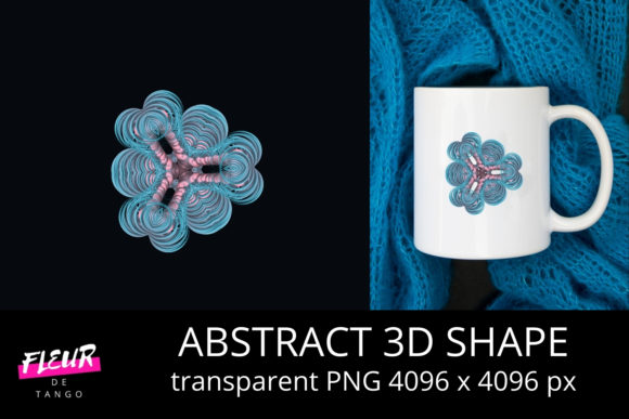 Abstract 3D Shape Clipart Vol. 38
