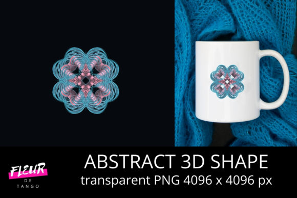 Abstract 3D Shape Clipart Vol. 39