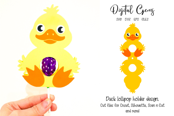 Duck Lollipop Holder Design
