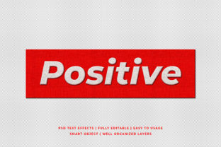 Fabric 3D Text Effect Mockup