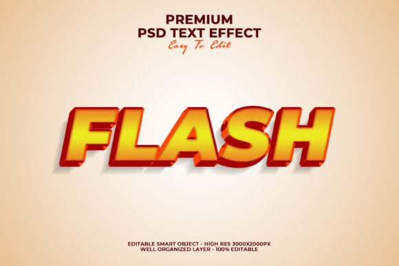 Flash 3D Text Style Effect