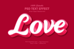 Love 3D Text Effect