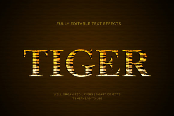 Tiger Editable 3D Text Style Effect: A Creative Tool for Designers, Educators, and Marketers