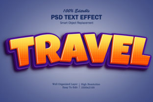 Travel 3D Text Effect