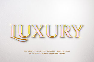 White Gold Luxury 3D Text Effect Mockup: Elevate Your Design With Realistic Elegance
